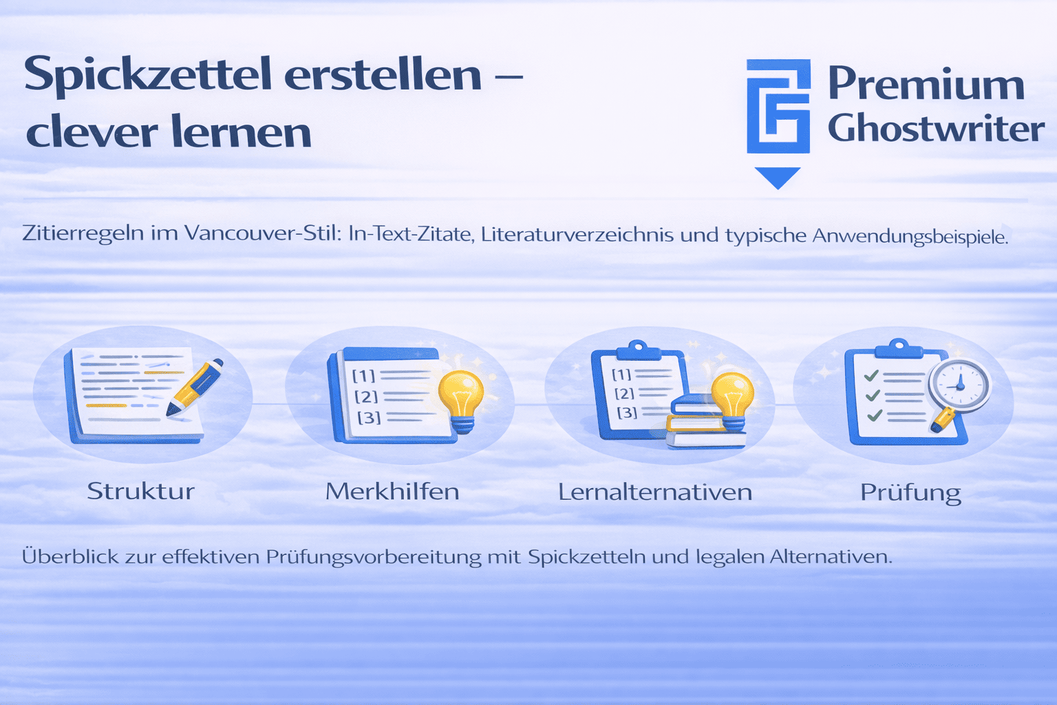 Spickzettel erstellen – Tipps, Ideen und legale Alternativen zur Prüfungsvorbereitung