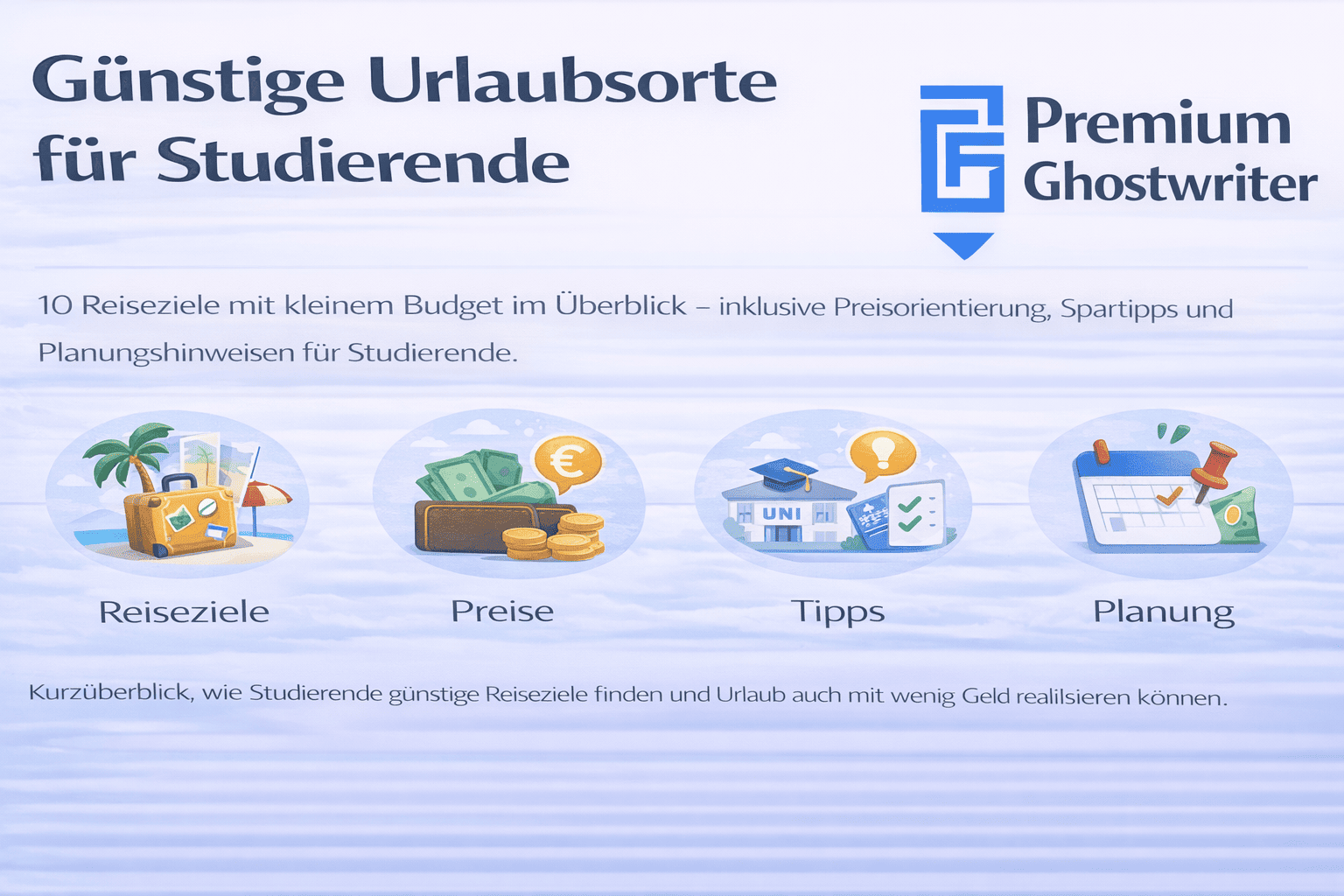 Urlaubsorte für Studierende: 10 günstige Reiseziele weltweit mit Preisen, Tipps, Tabelle und FAQ für wenig Budget