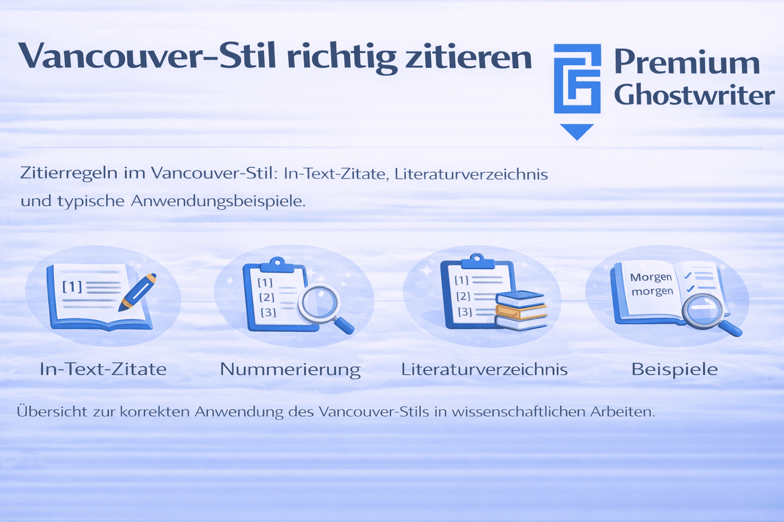 Richtig zitieren im Vancouver-Stil – In-Text-Zitate, Literaturverzeichnis und Beispiele