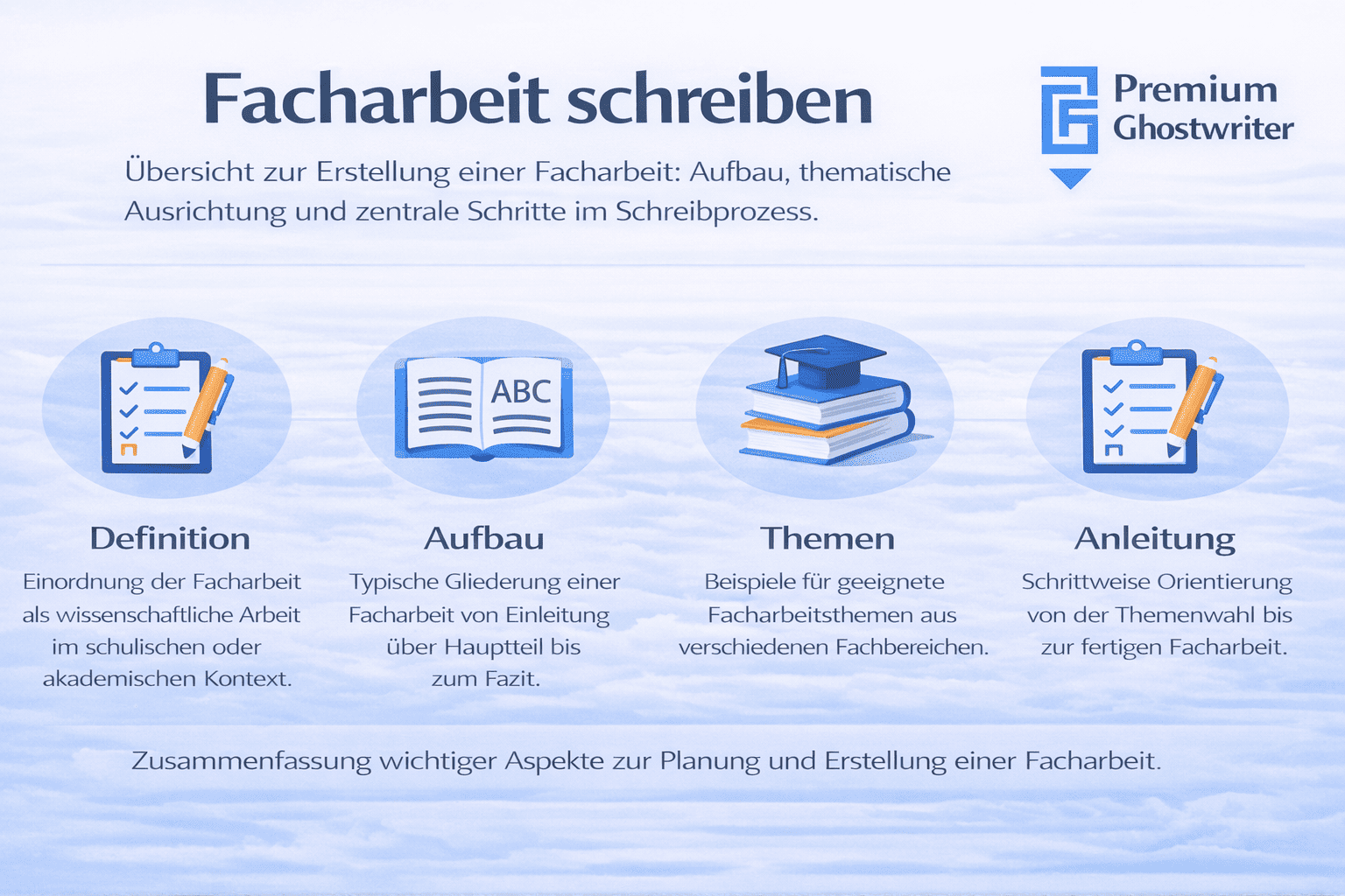Facharbeit schreiben – Aufbau, Gliederung und Beispiele verständlich erklärt